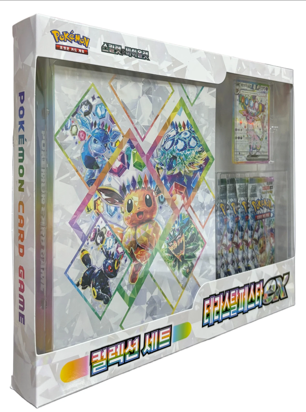 Pokémon Korean Terastal Festival Espeon Binder Collection Box